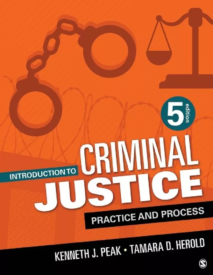 Introduction to Criminal Justice: Practice and Process (5th Edition) – PDF