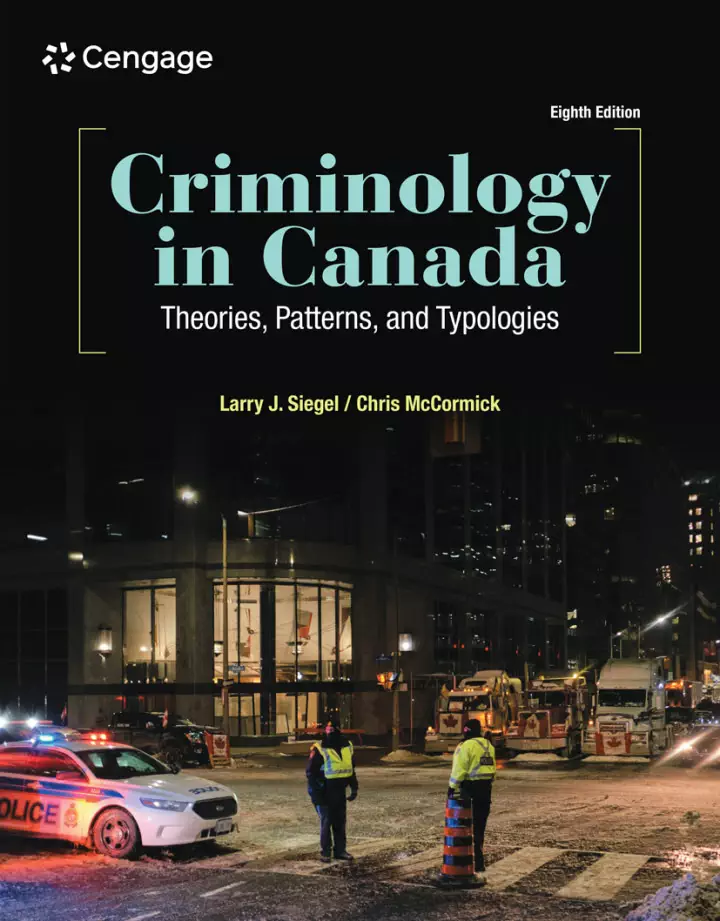 Criminology in Canada: Theories, Patterns, and Typologies (8th Edition) – PDF