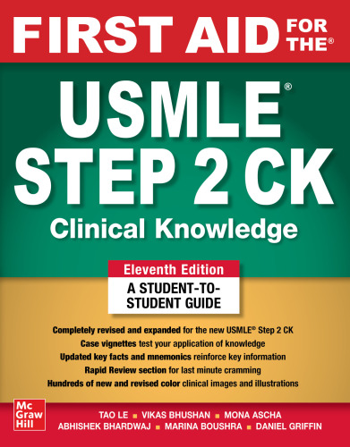 First Aid for the USMLE Step 2 CK (11th Edition) – PDF