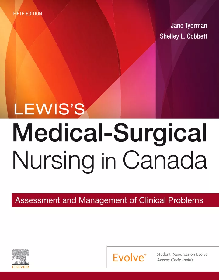 Lewis’s Medical-Surgical Nursing in Canada: Assessment and Management of Clinical Problems (5th Edition) – PDF