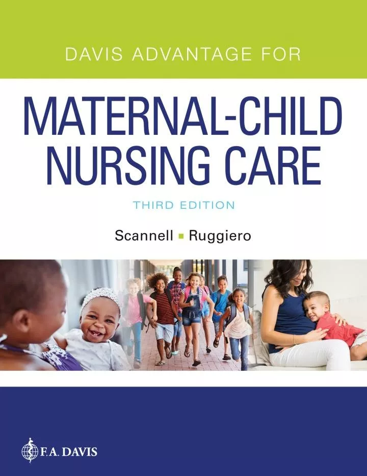 Davis Advantage for Maternal-Child Nursing Care (3rd Edition) – PDF
