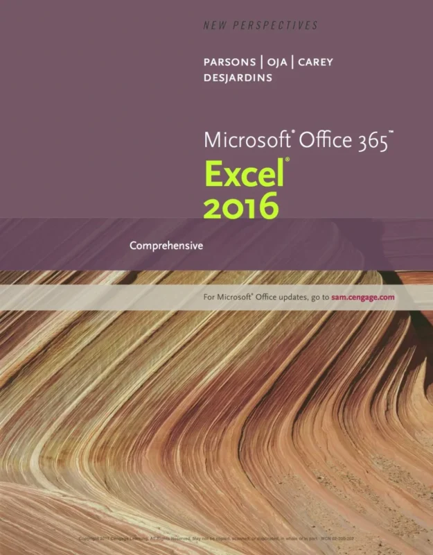 New Perspectives Microsoft Office 365 and Excel 2016: Comprehensive – PDF