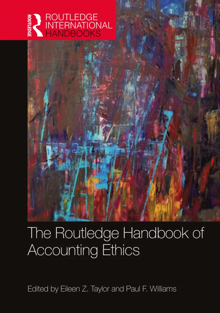 The Routledge Handbook of Accounting Ethics – PDF