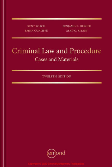 Criminal Law and Procedure: Cases and Materials (12th Edition) – PDF